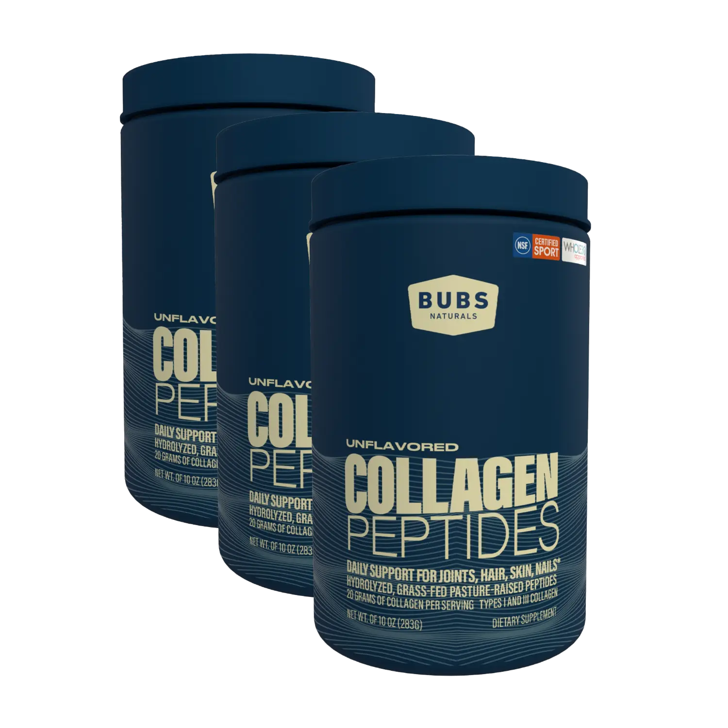 Collagen Peptides - 10oz - 3 Tub Bundle