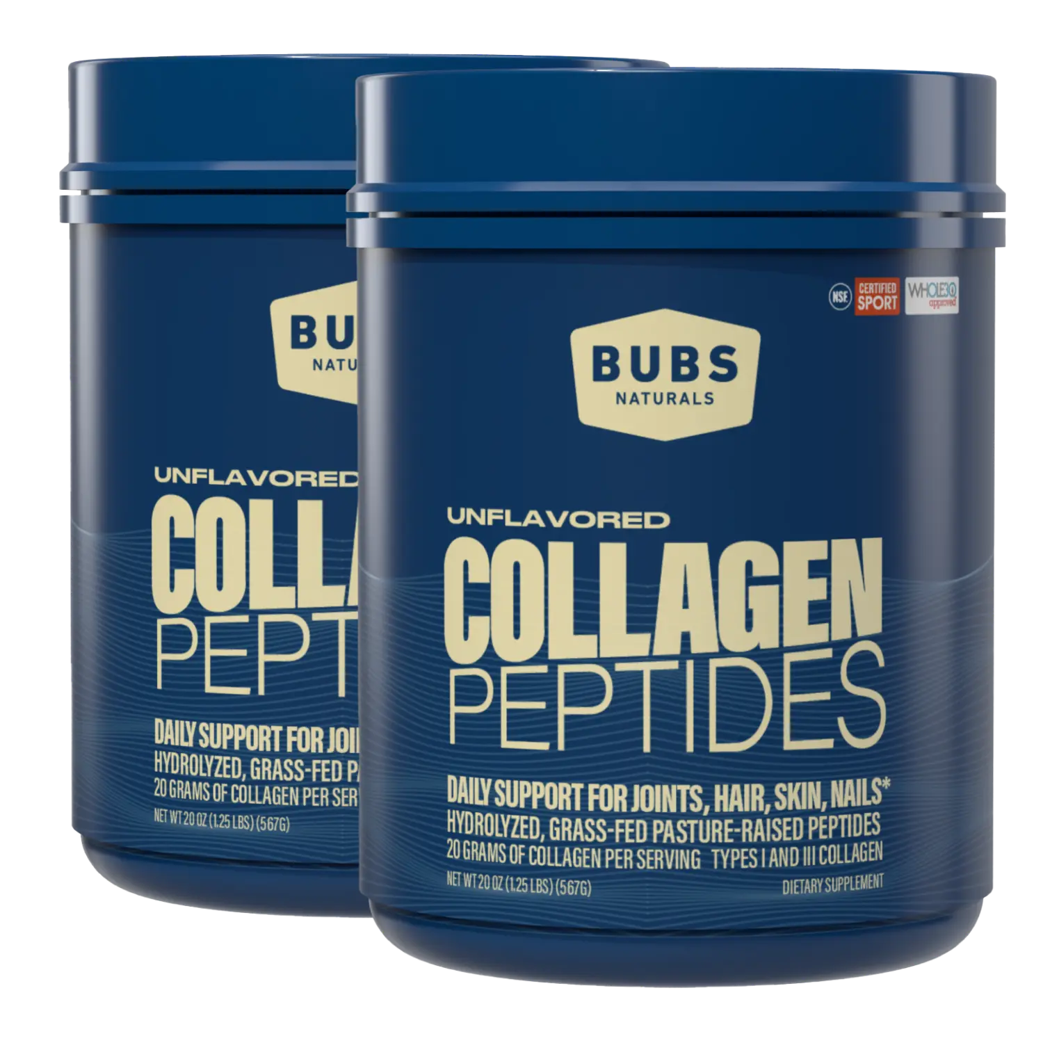Collagen Peptides - 20oz - 2 Tub Bundle